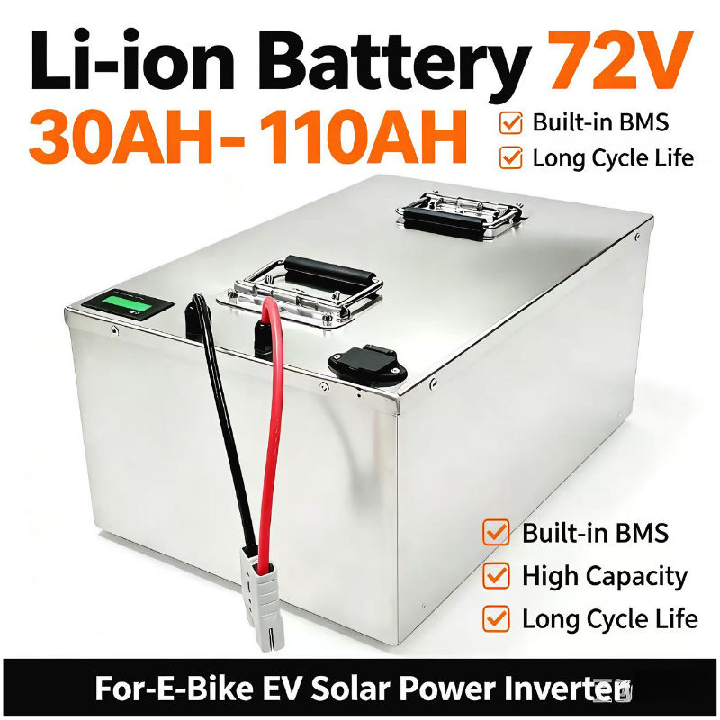 72V 40Ah Lifepo4 Battery Pack - Batterie au Lithium 72V 110Ah avec