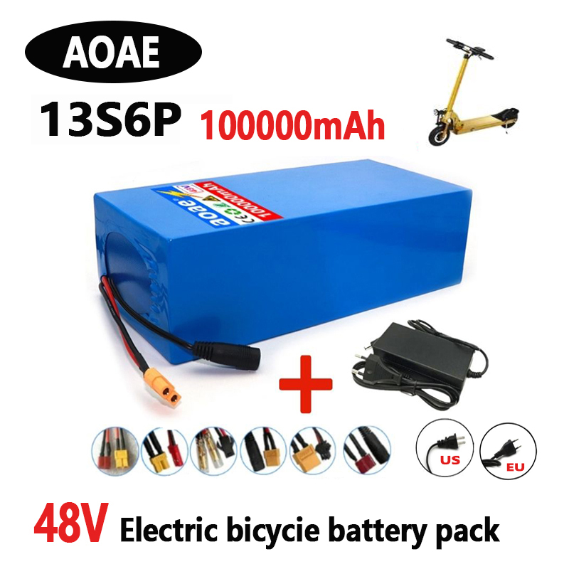 60V 50Ah Electric Scooter Battery - 100% 18650Original 48V 100Ah 13s6p batterie