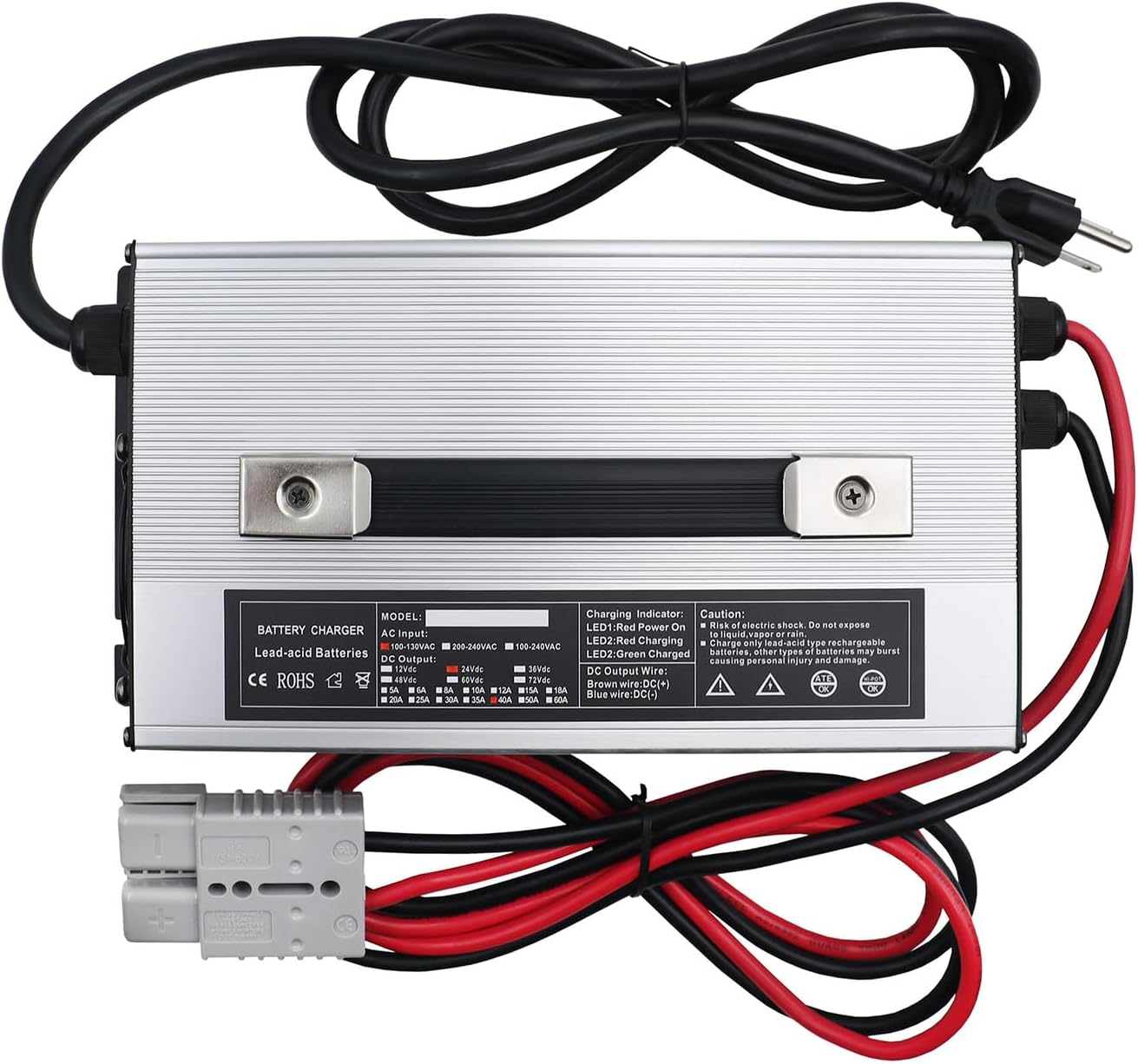 72V 15A Fast Charger - Chargeur de batterie automatique rapide personnalisé