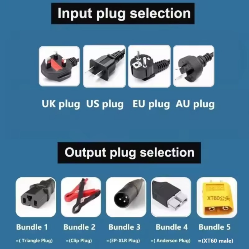 84V 20A Smart Charger - Chargeur de batterie au lithium intelligent