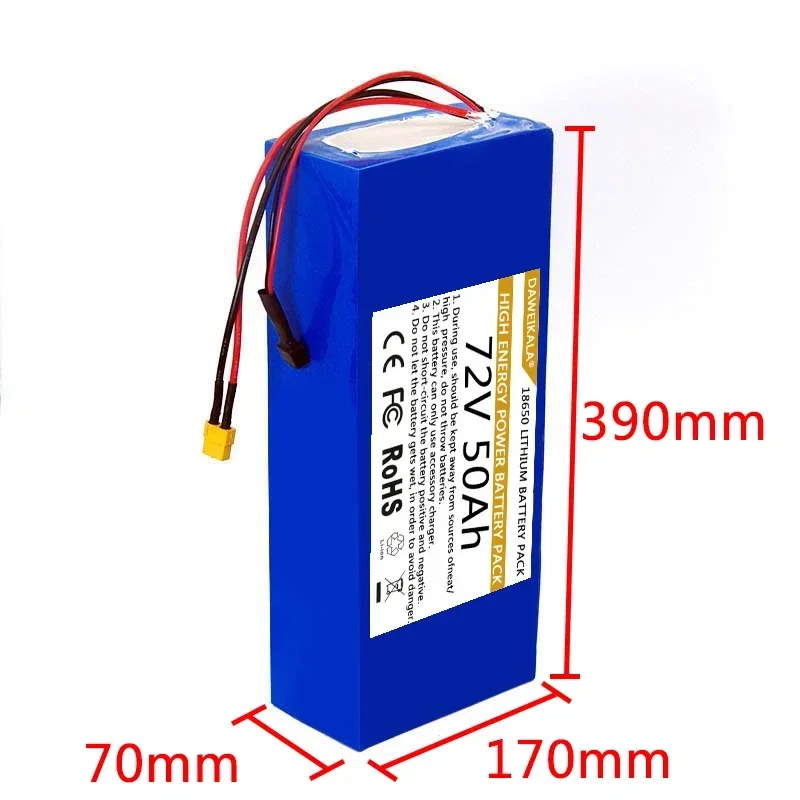 Batterie 72V 18650 50Ah haute  - 60V 50Ah Electric Scooter Battery avis et prix