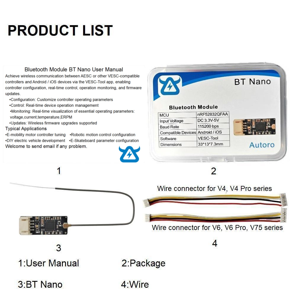 Adaptateur de module Bluetooth - Vesc 75300 Controller avis et prix