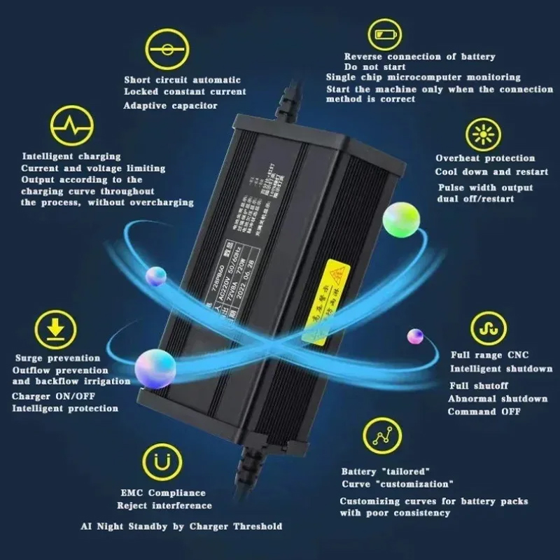 Chargeur de batterie intellige - 84V 20A Smart Charger avis et prix