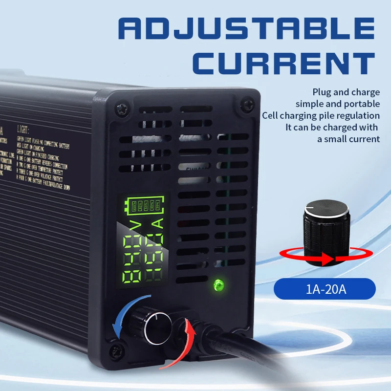 Chargeur de batterie au Lithiu - 72V 15A Fast Charger avis et prix