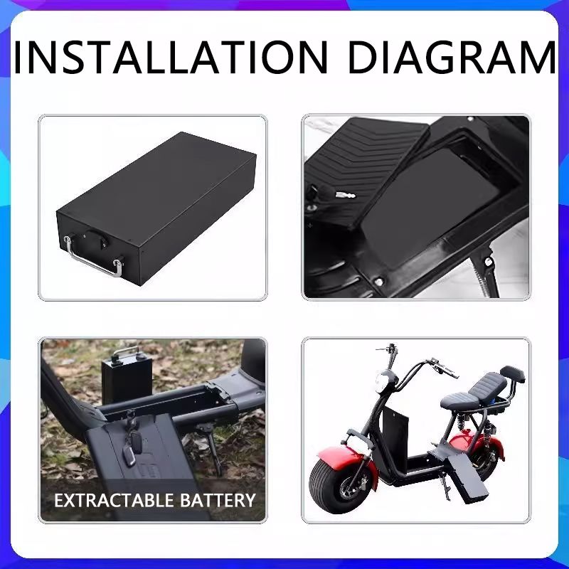 Batterie au lithium 60V 20AH - - 60V 50Ah Electric Scooter Battery avis et prix
